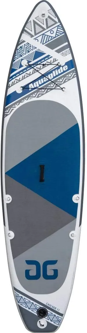 AQUAGLIDE 11' Cascade Inflatable Stand-Up Paddleboard Blue/Gray