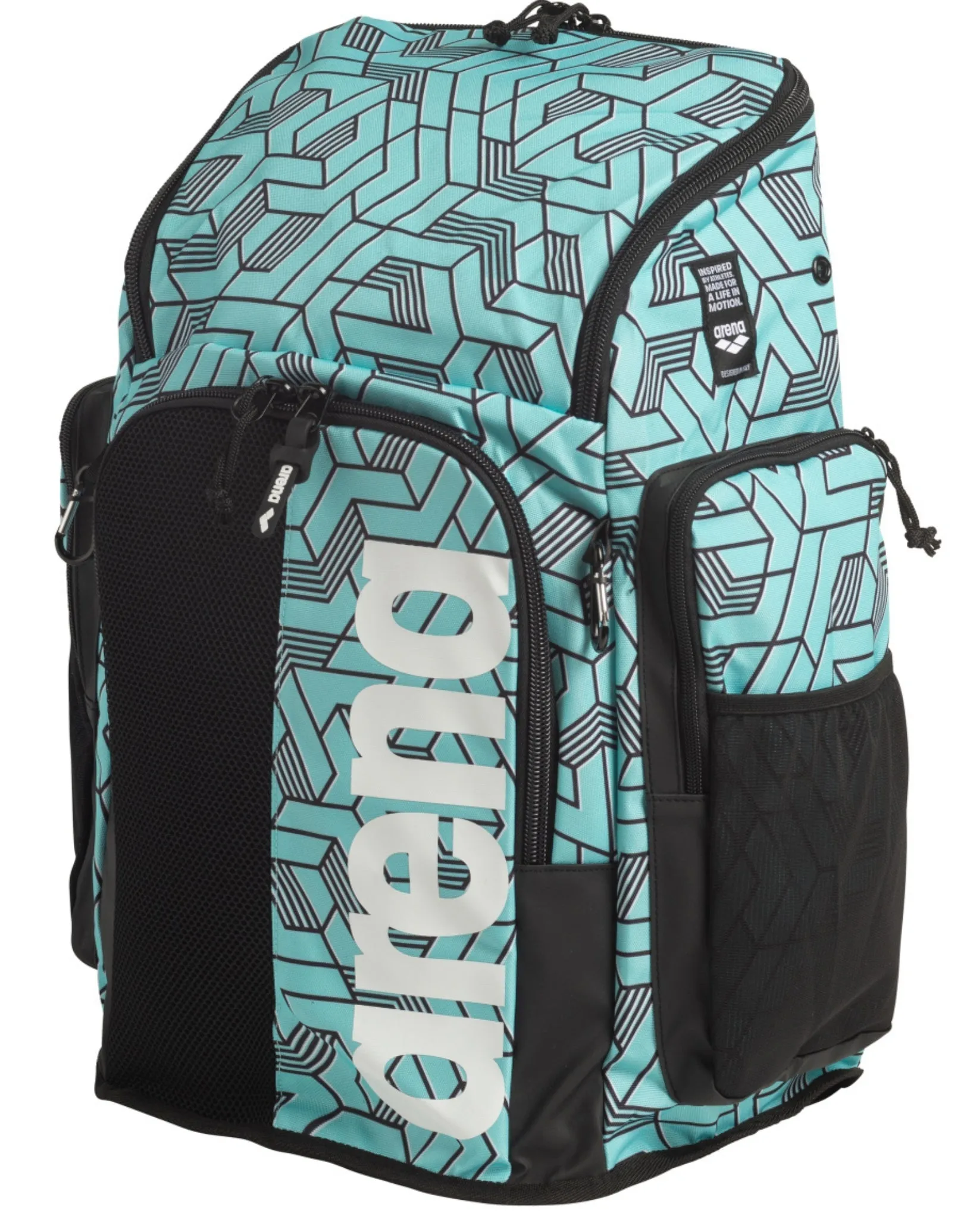 Arena Spiky III Escape Allover Team 45L Backpack - Mint Green - Limited Edition