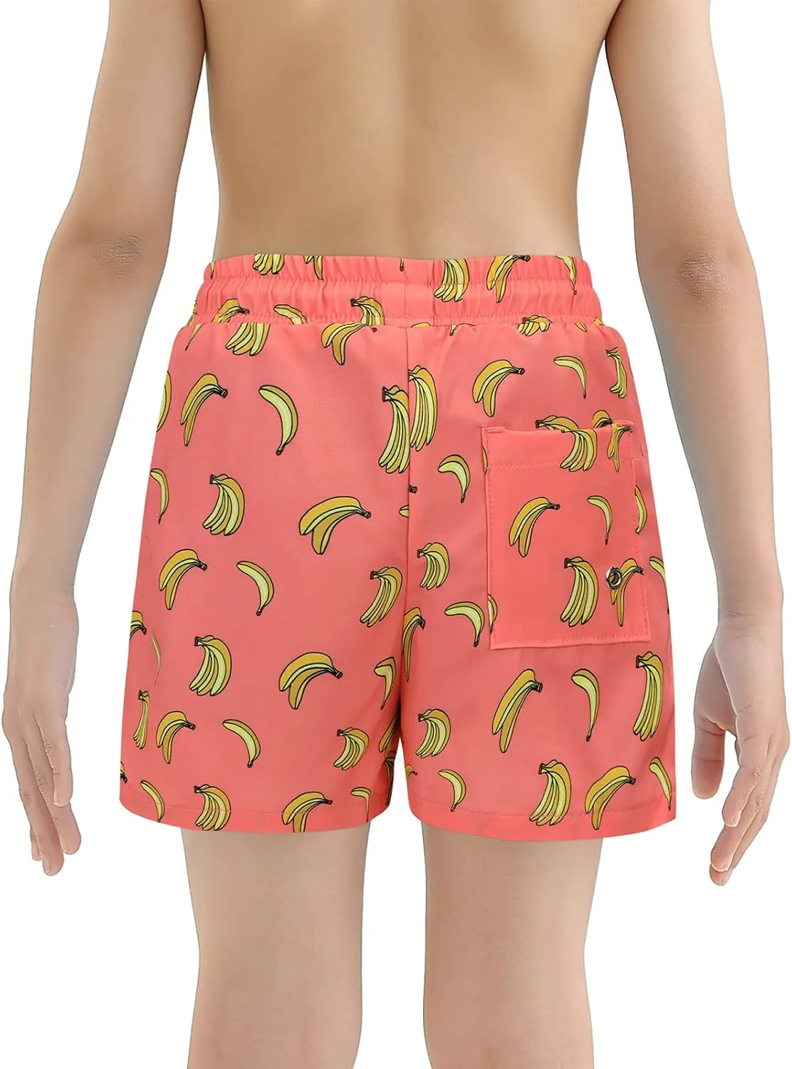 Boys Swim Trunks with Boxer Brief Liner Swim Shorts Compression Liner Youth Anti Trunks