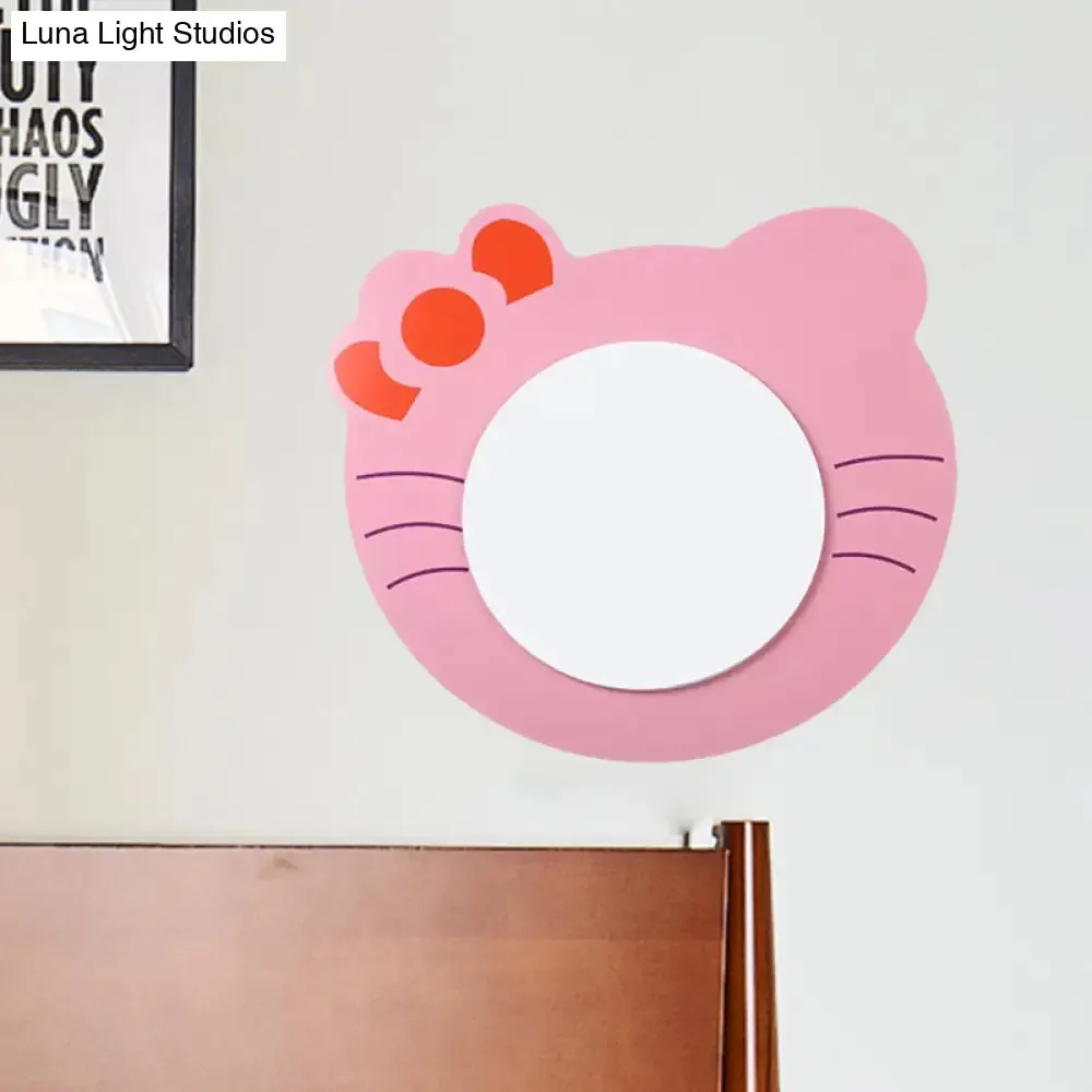Children's LED Ceiling Mount Light with Wooden Cartoon Pattern - Ideal for Kindergarten
