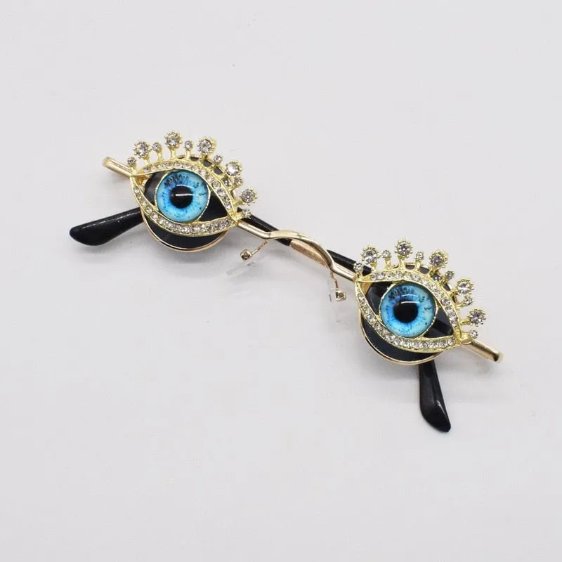 Crystal Embellished Sunglasses - 6 Styles