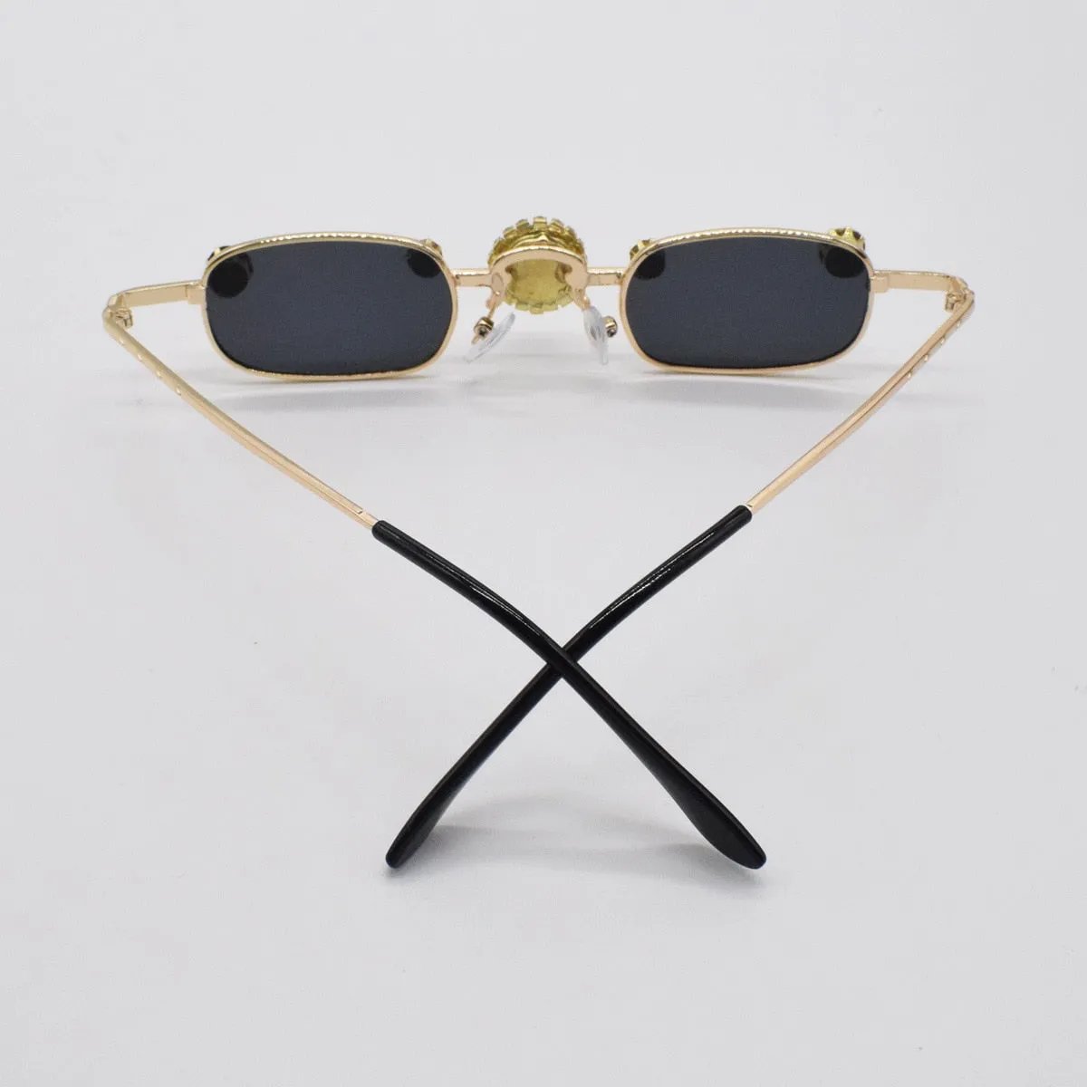 Crystal Embellished Sunglasses - 6 Styles