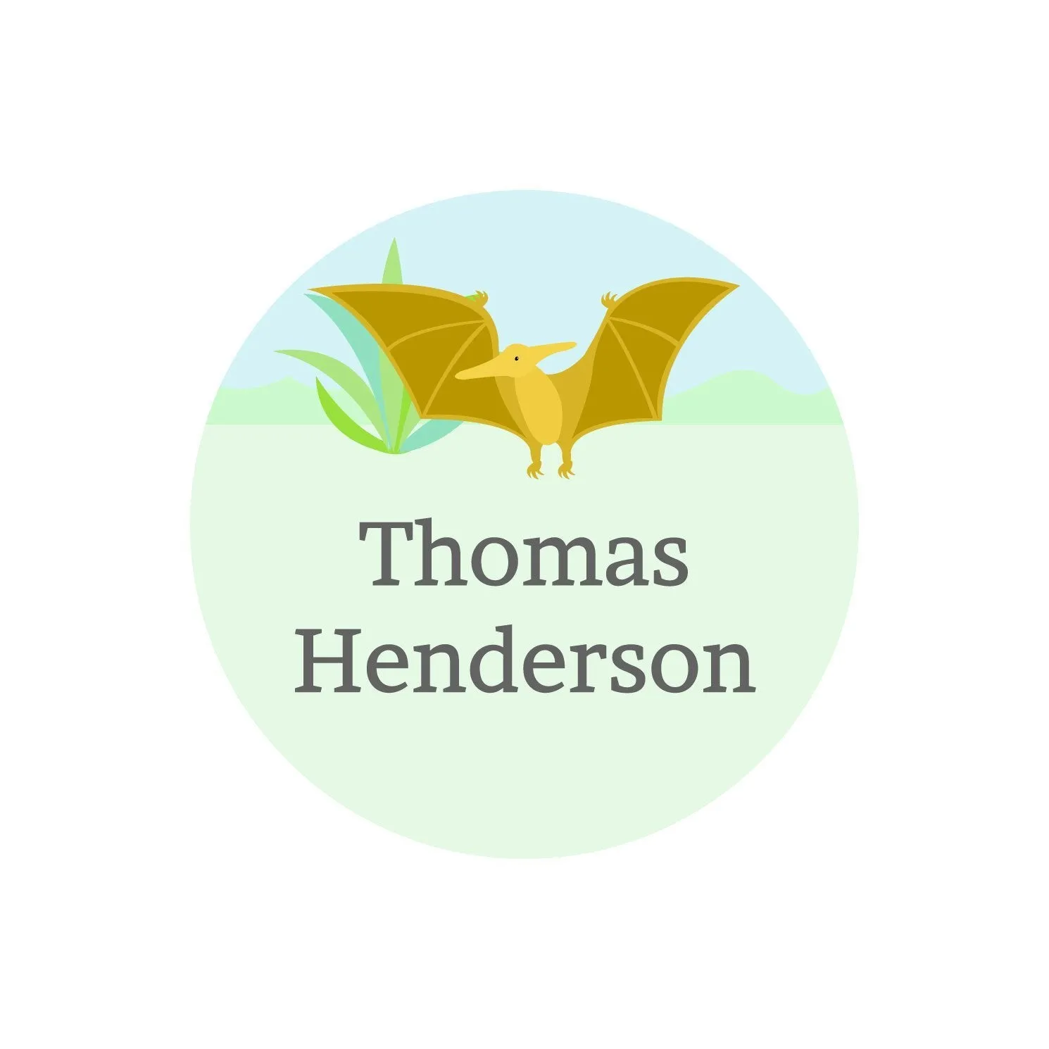 Dinosaurs Name Labels