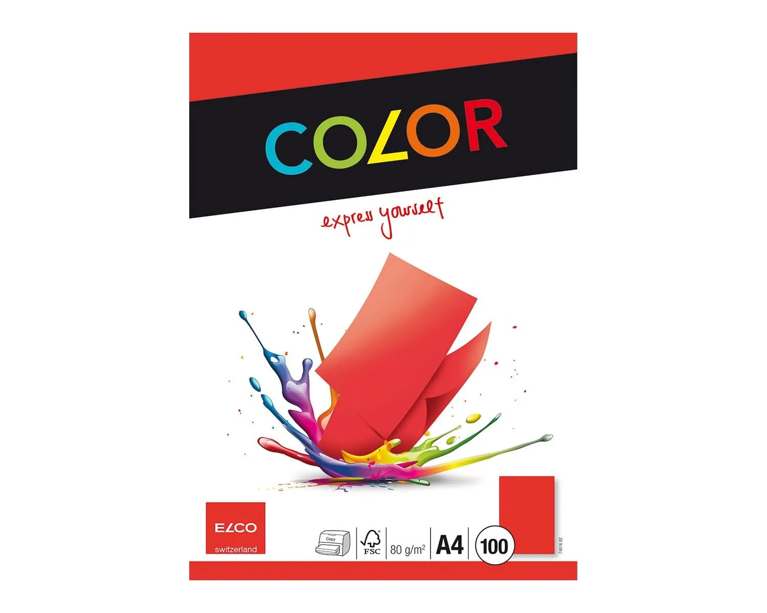 Elco Office Paper Intense Red A4