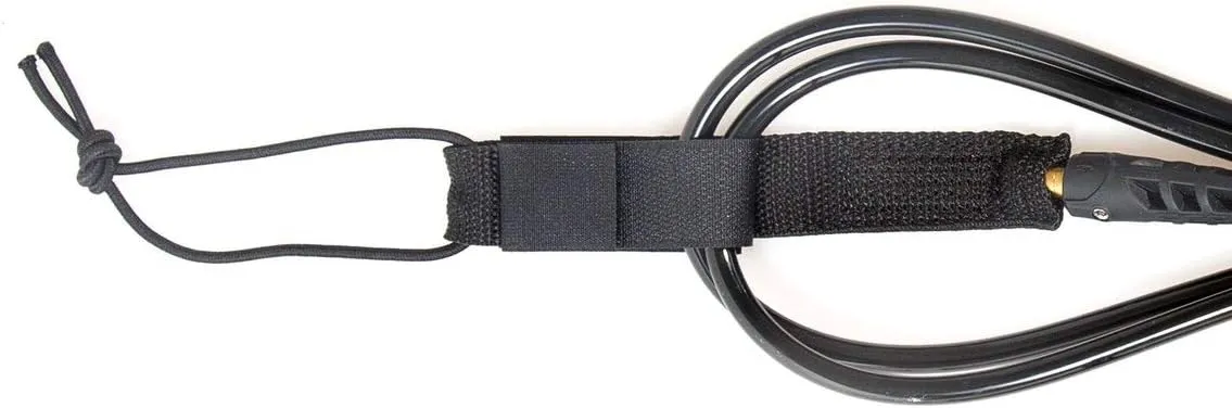 FCS 6' Competition Classic Surfboard Leash - Black