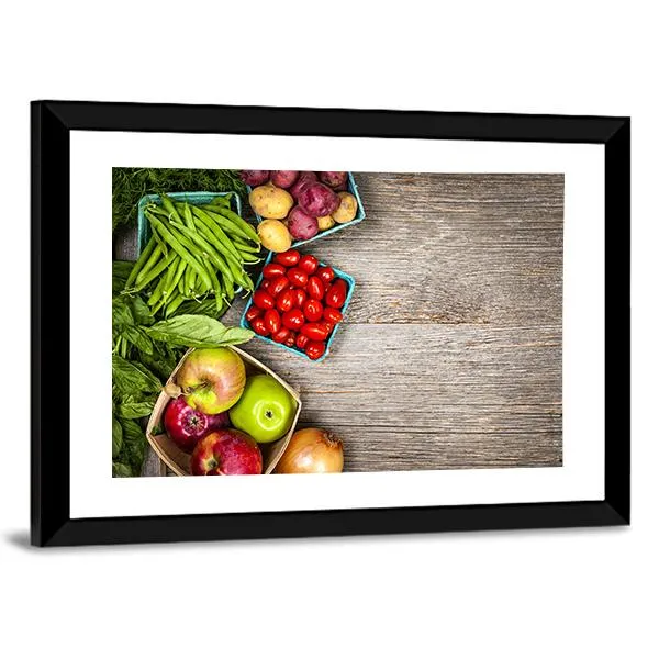 Fruits & Vegetables Canvas Wall Art