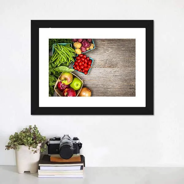 Fruits & Vegetables Canvas Wall Art