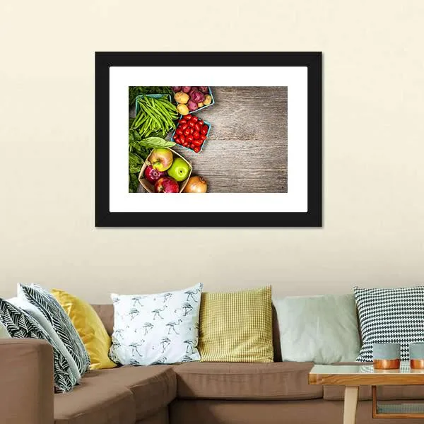 Fruits & Vegetables Canvas Wall Art