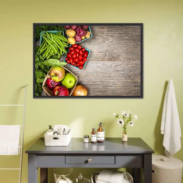 Fruits & Vegetables Canvas Wall Art