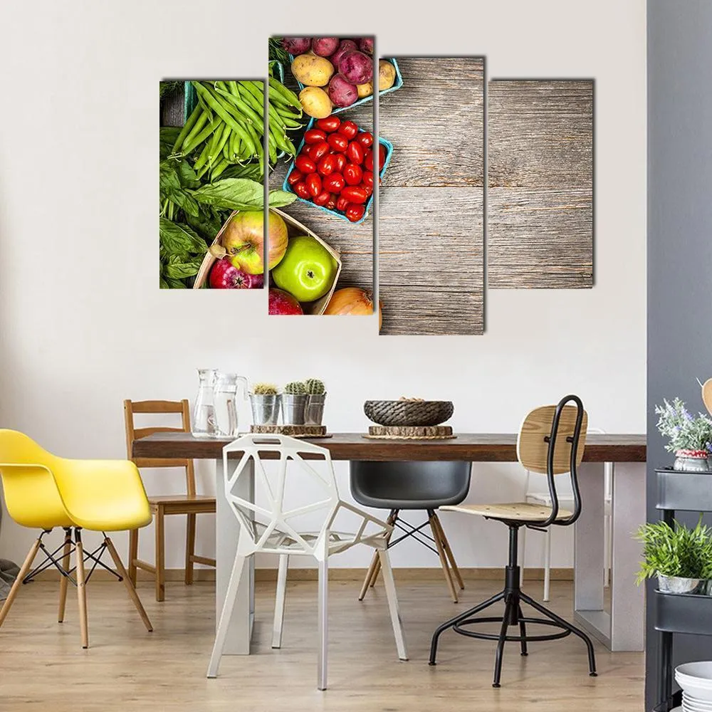 Fruits & Vegetables Canvas Wall Art
