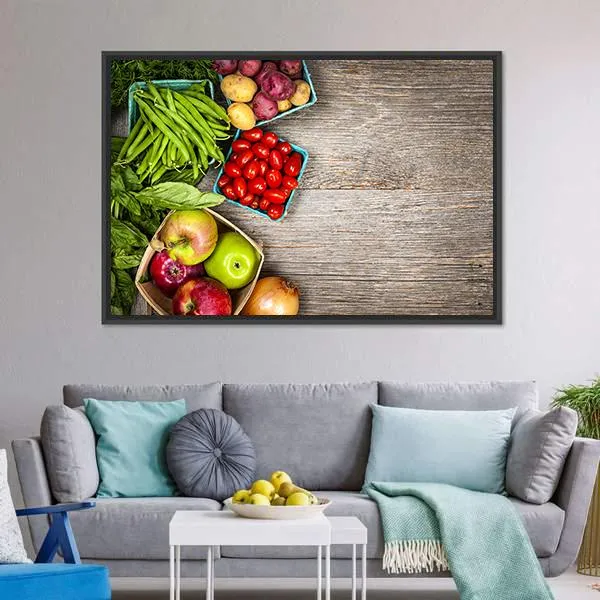 Fruits & Vegetables Canvas Wall Art
