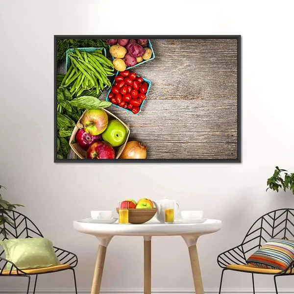 Fruits & Vegetables Canvas Wall Art