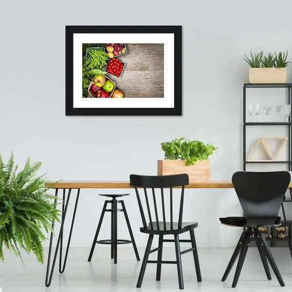 Fruits & Vegetables Canvas Wall Art