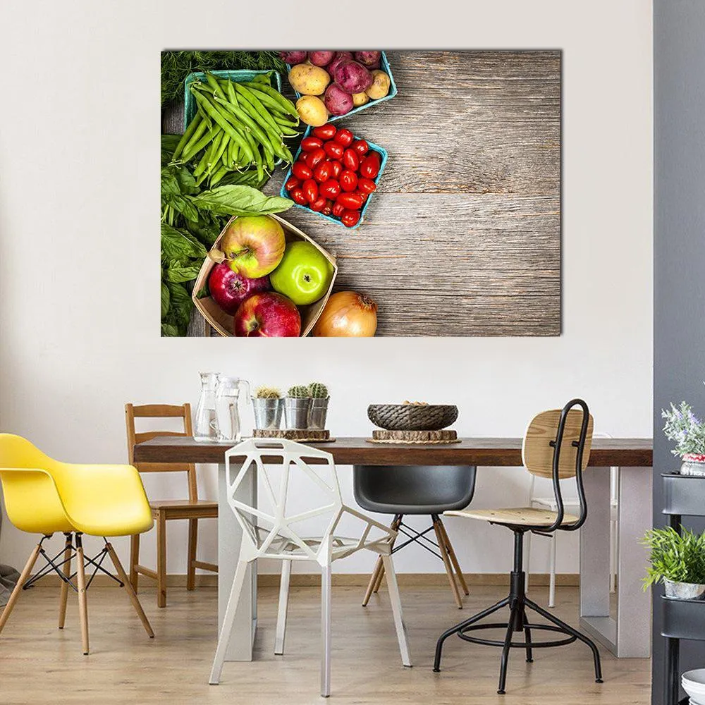 Fruits & Vegetables Canvas Wall Art