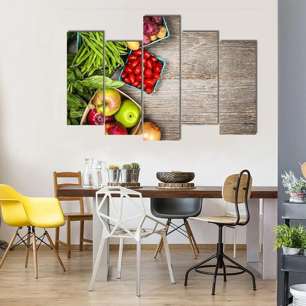 Fruits & Vegetables Canvas Wall Art