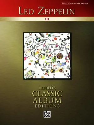 Led Zeppelin -- III: Authentic Guitar TAB (Alfred's Classic Album Editions) Paperback  August 1, 1991