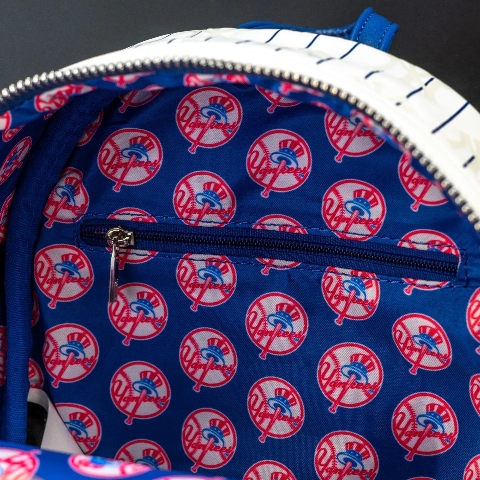 Loungefly x MLB New York Yankees Pinstripe Mini Backpack