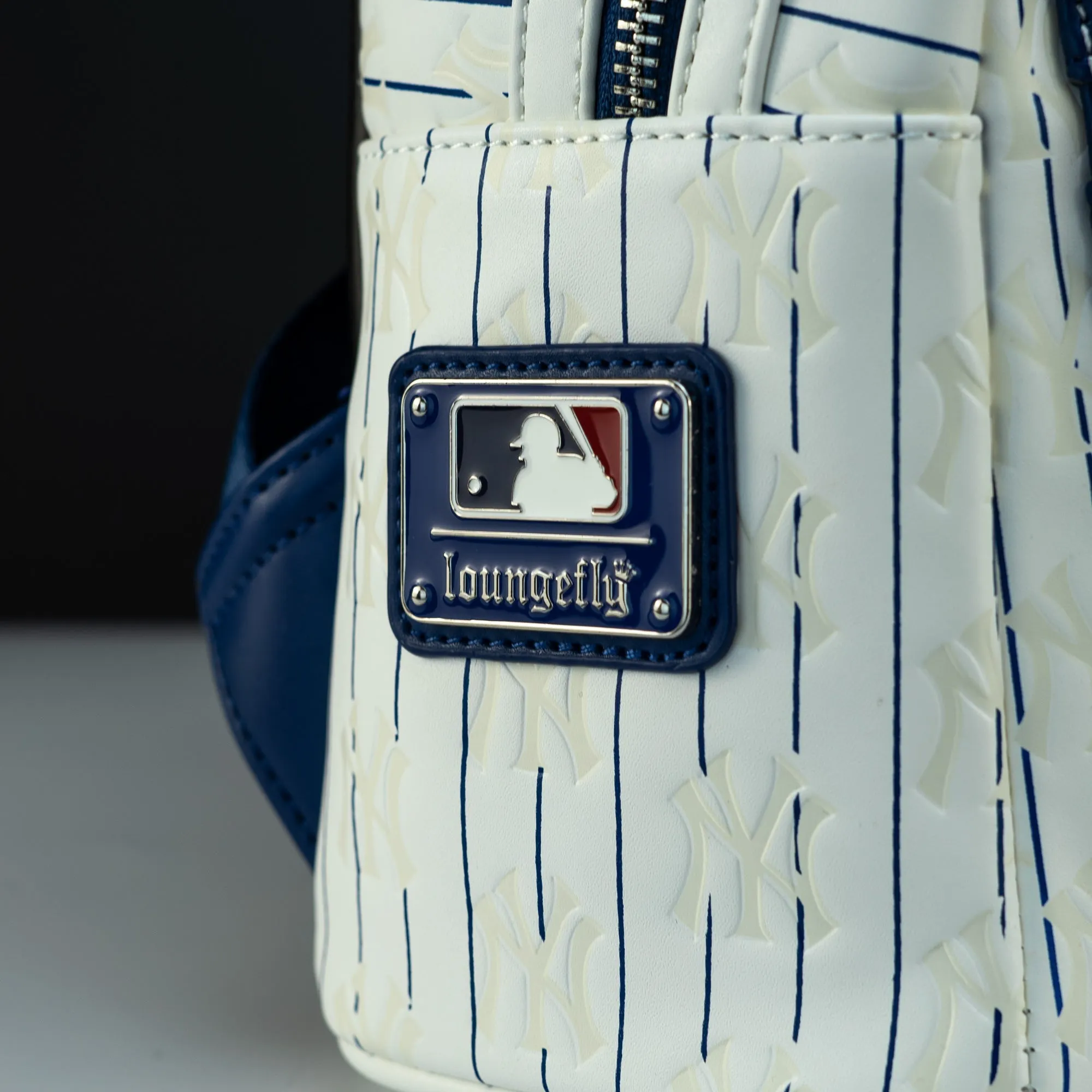 Loungefly x MLB New York Yankees Pinstripe Mini Backpack