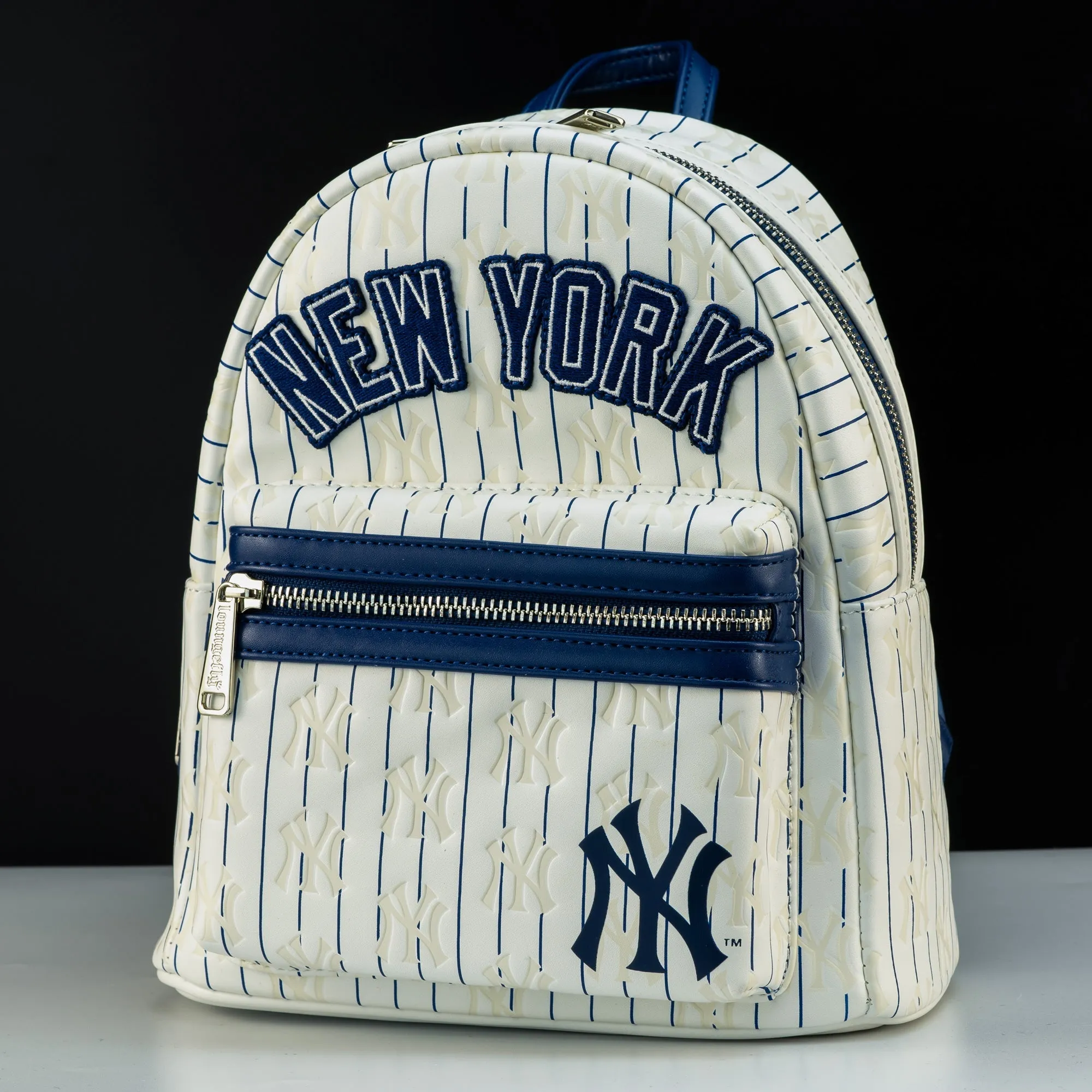 Loungefly x MLB New York Yankees Pinstripe Mini Backpack