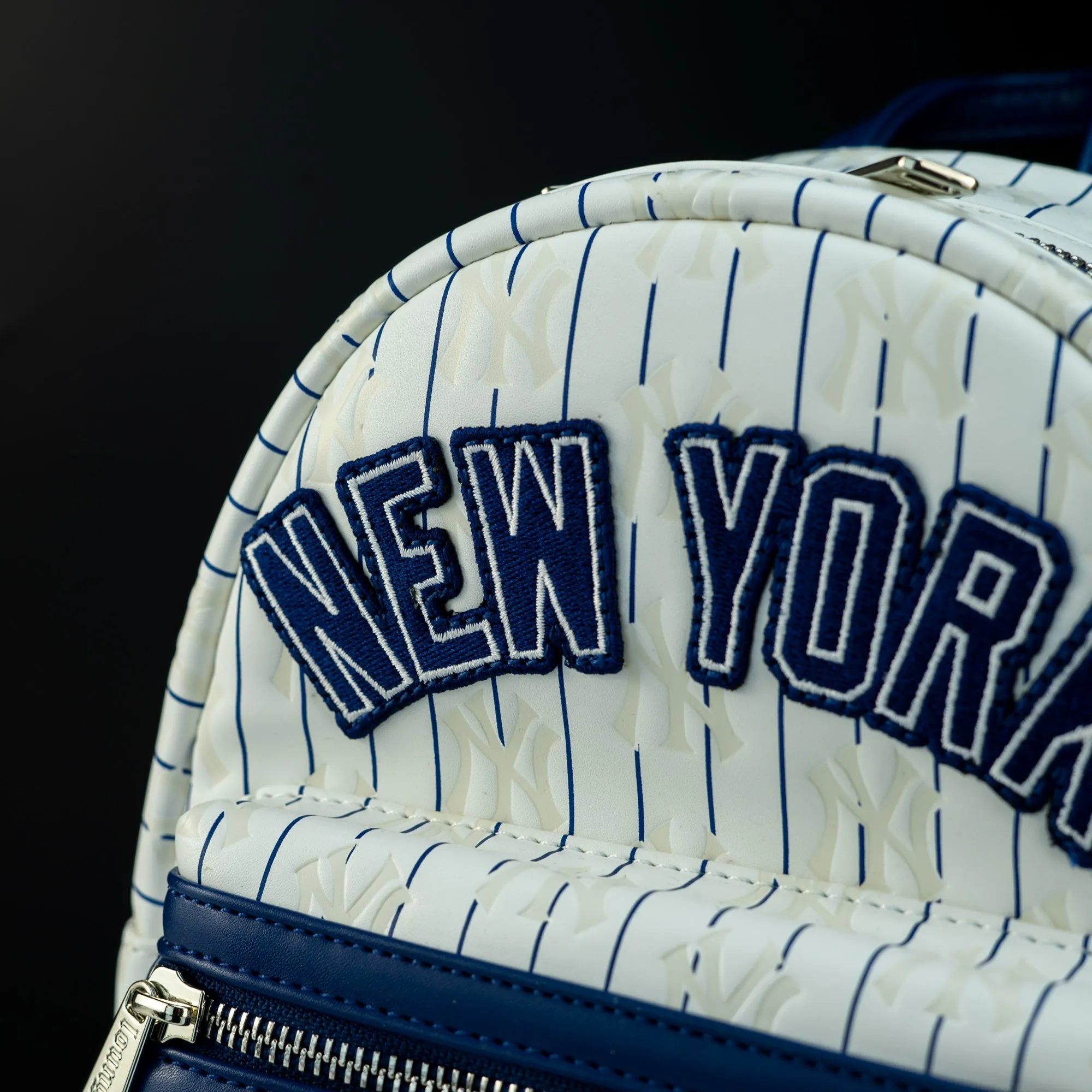 Loungefly x MLB New York Yankees Pinstripe Mini Backpack