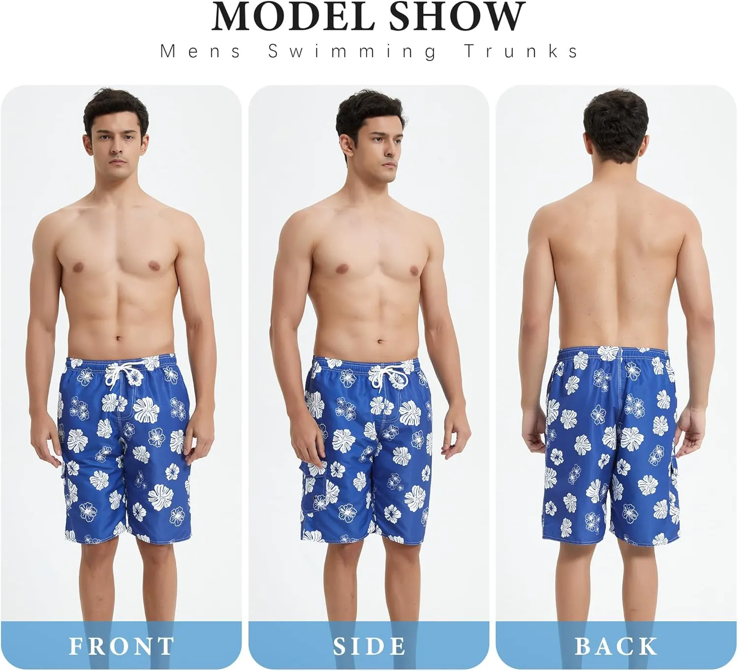 Mens Swimming Trunks Swim Trunks Quick Dry Swim Shorts with Mesh Lining Funny Swimwear Bathing Suits