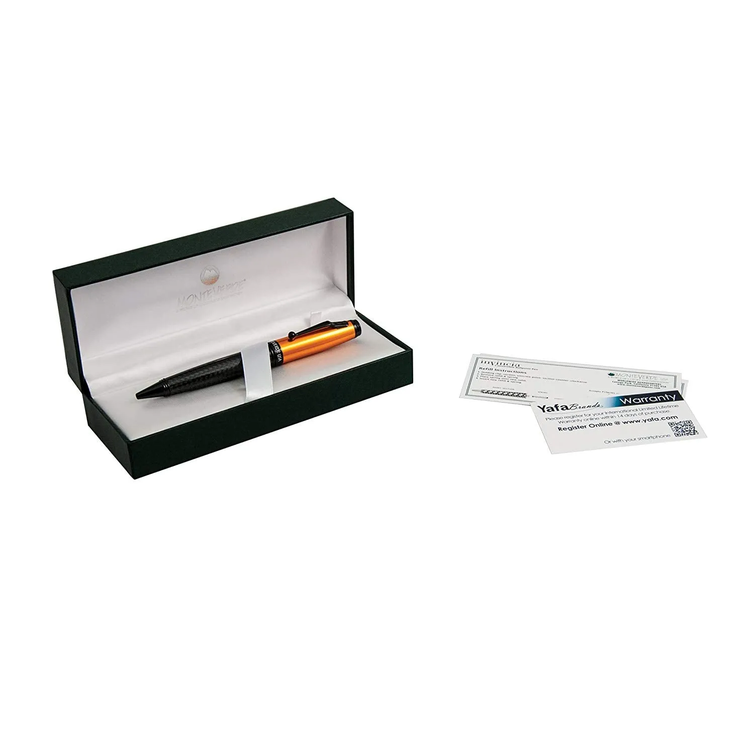 Monteverde Invincia Ballpoint Orange Anodized