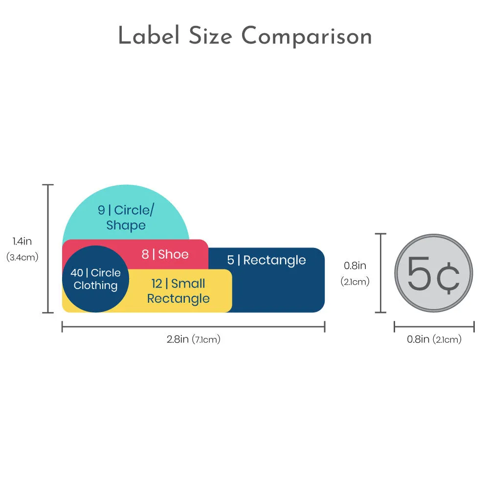 Ombre Kindergarten Labels Pack