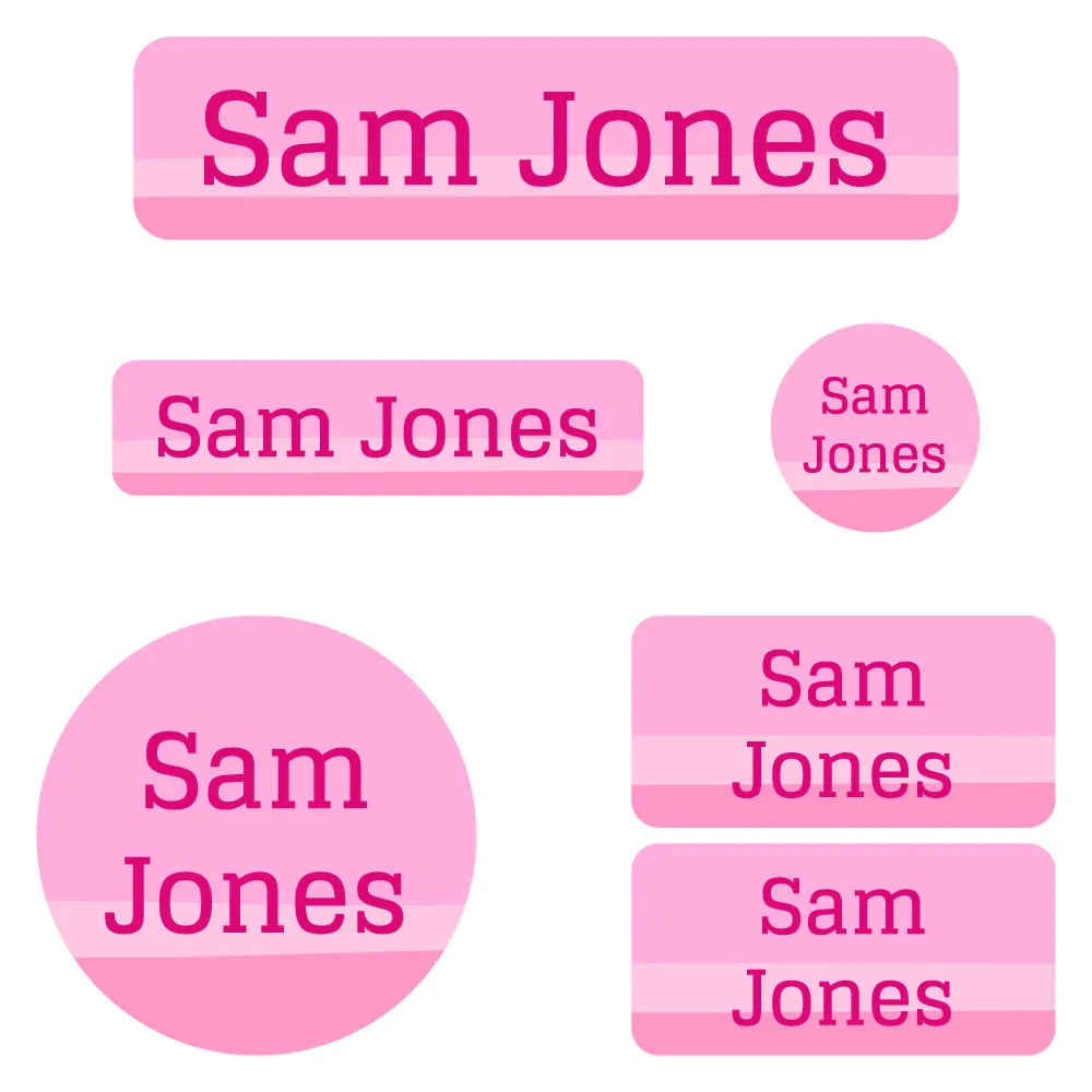 Ombre Kindergarten Labels Pack