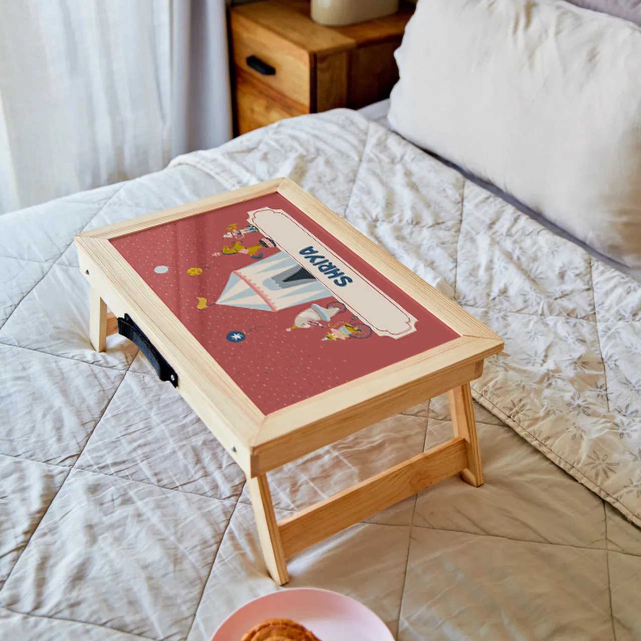 Personalised Foldable Desk - Animal Circus