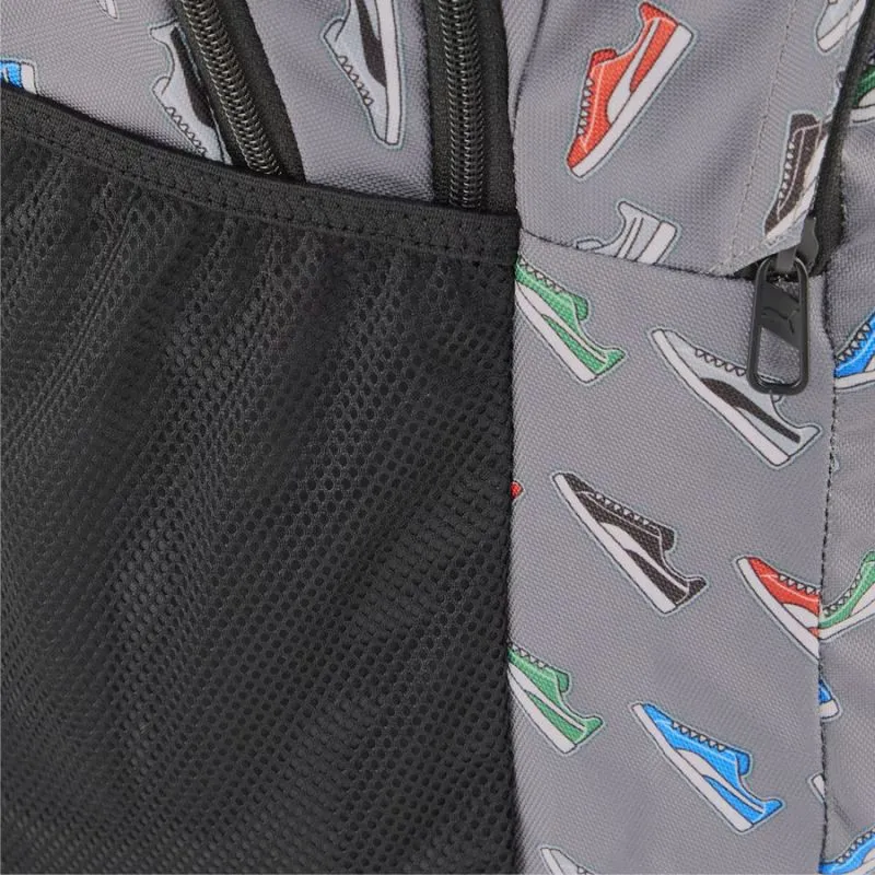Puma Versatile Multi-Sport Backpack with Dual Compartment Design - Gray/Silver
