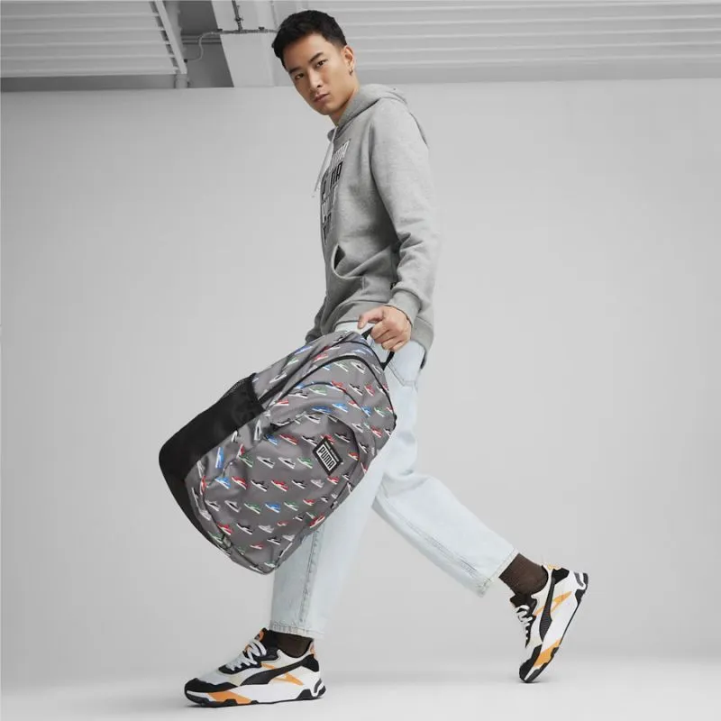 Puma Versatile Multi-Sport Backpack with Dual Compartment Design - Gray/Silver