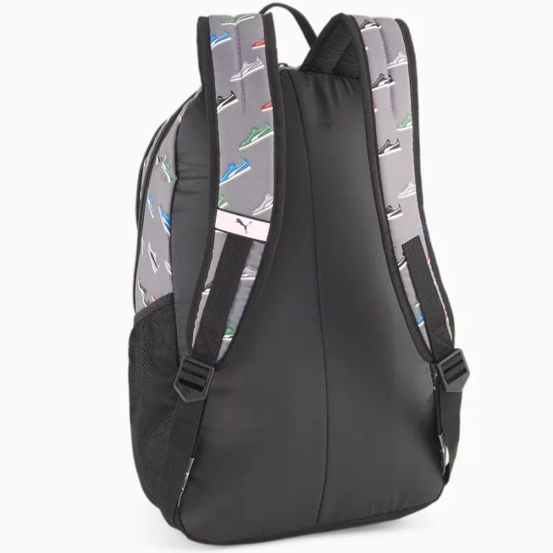 Puma Versatile Multi-Sport Backpack with Dual Compartment Design - Gray/Silver