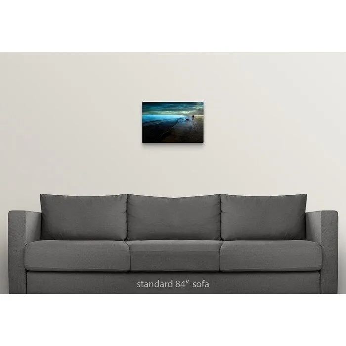 "A walk on the beach" Canvas Wall Art