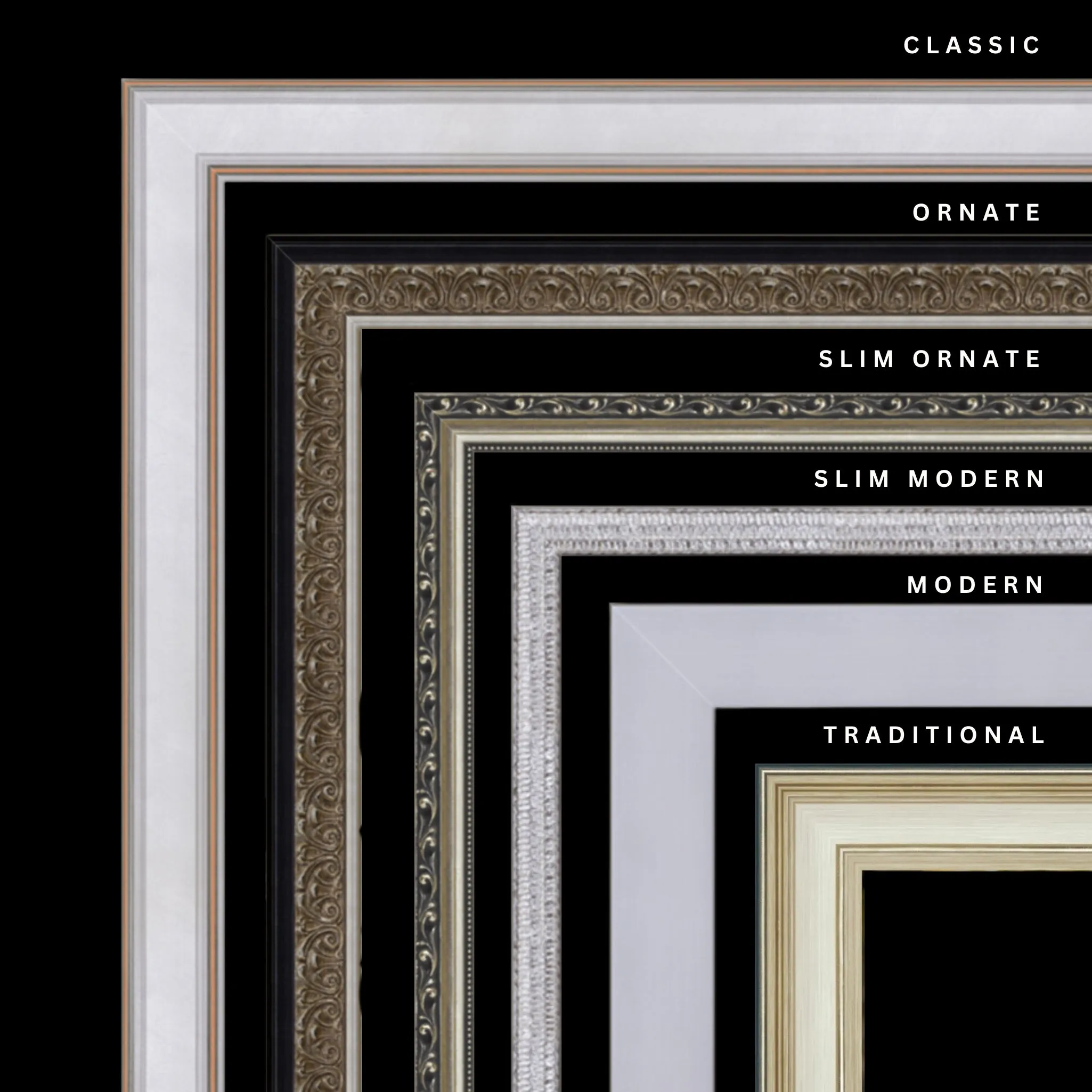 Silver 30x41 Picture Frame Ornate Traditional Classic Antique