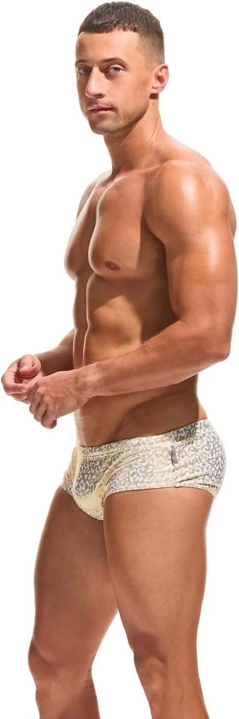 Taddlee Men Swimwear Swim Briefs Bikini Board Surf Shorts Boxer Trunks Swimsuits Red