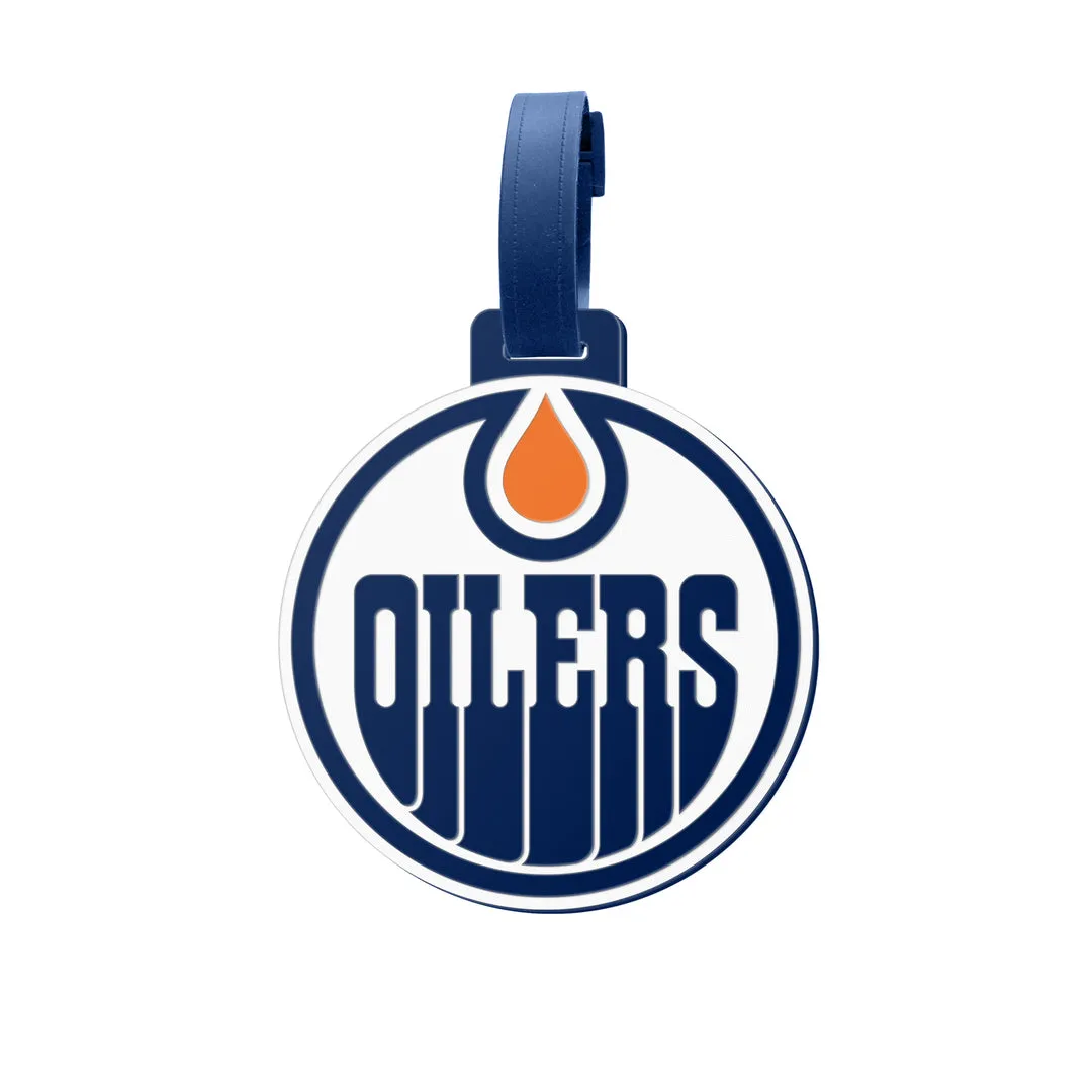 The Sports Vault NHL Edmonton Oilers Jumbo Luggage Tag