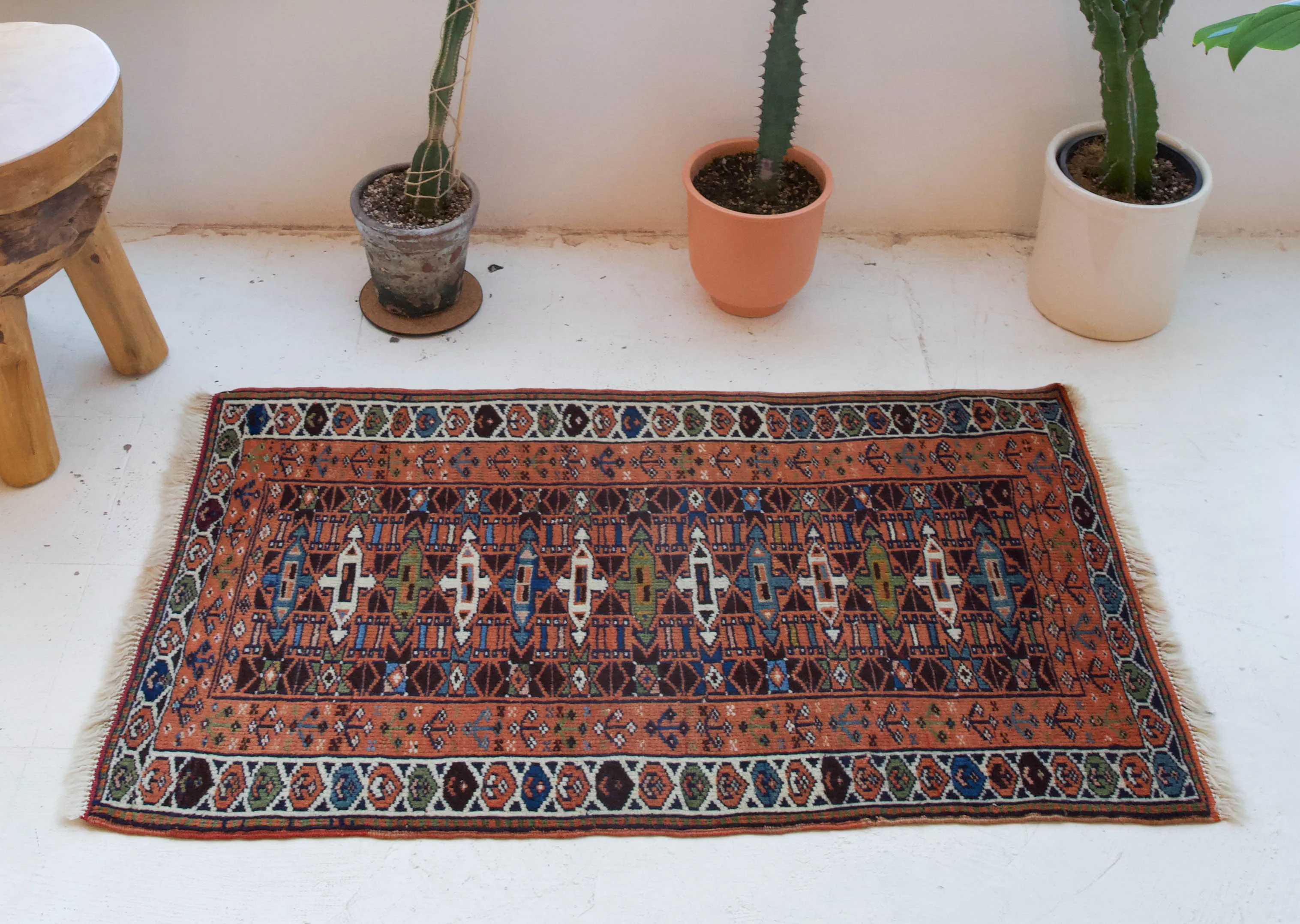 Vintage Mini Turkish Rug 23"x40"