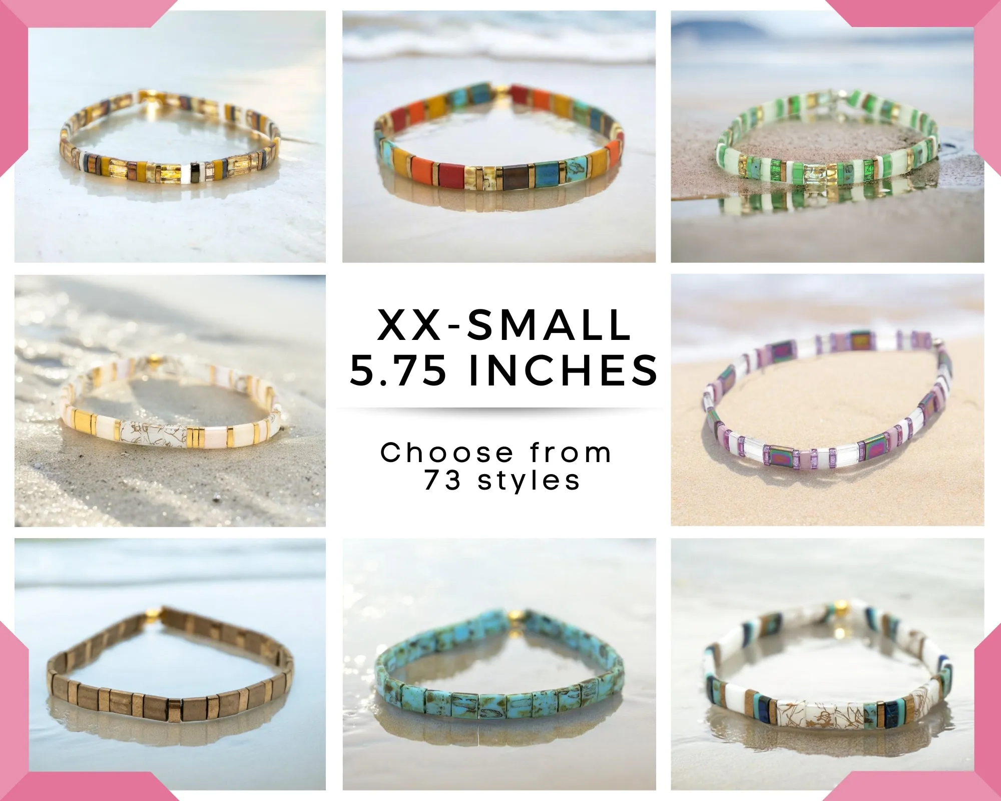 XX-SMALL Bracelets - 5.75 Inches - 73 STYLES